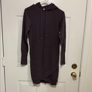 Stylish Hooded Knit Dress